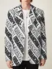 Jaqueta de Terno Masculino Moda Primavera e Outono Estilosa Roupa Ocidental Personalidade Cool Terno Masculino de Botão Único