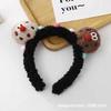 Otoño e Invierno Nuevo Diadema de Felpa de Oso Fresa para Lavar la Cara, Diadema de Presión para el Cabello, Linda Diadema, Accesorios para el Cabello de Oso Peludo para Mujer