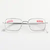 Nuevas Gafas de Lectura para Hombre, Lentes Ultra Delgados Plateados Anti-Luz Azul, Modernas, Sencillas y Cómodas, Gafas de Lectura al por Mayor