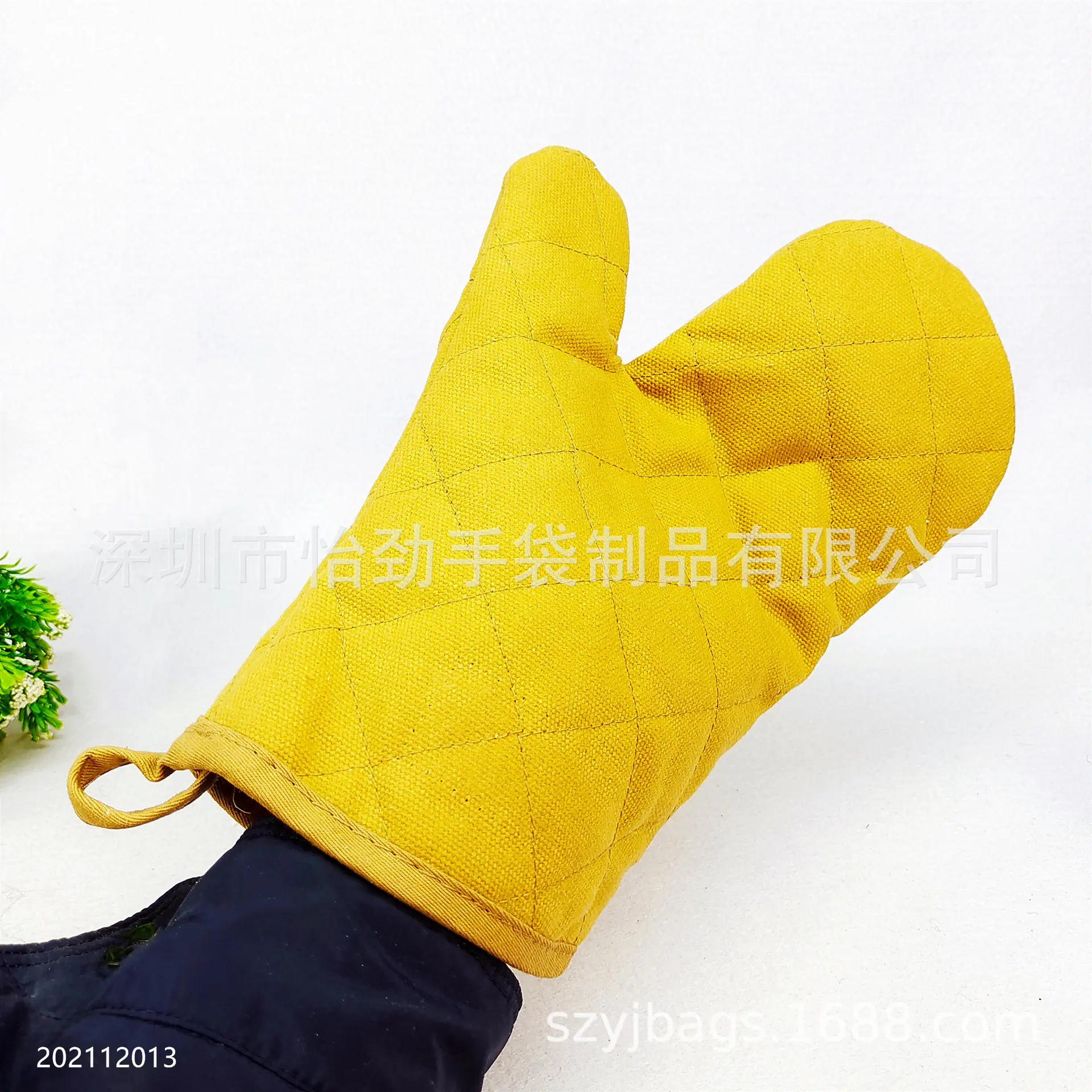 帆布隔热手套微波炉手套