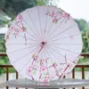 Paraguas de Papel Aceitado Estilo Antiguo Paraguas de Tela de Seda Impreso Decoración de Paraguas Paraguas de Techo Paraguas Parasol Accesorios para Fotografía Paraguas de Pasarela Paraguas de Danza Hanfu