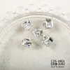 Decoraciones Brillantes para Uñas con Acabado, con Pedrería de Cristal de Alta Calidad con Forma de Huevo de Paloma, Pedrería con Forma de Azúcar Hielo y Pequeños Accesorios para Uñas Portátiles