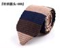 Corbata de Punto Rayada Amazon Transfronteriza Más Vendida Accesorio de Moda en Japón y Corea Forma de Flecha Personalidad de Nicho Corbata de Bloques de Color