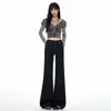 5 Colores / Cubrepiernas Sueltos Retro No Pegajosos Diseño de Bolsillo Pantalones Adelgazantes Microcampana Otoño Nuevos Jeans 26 para Mujer Dropshipping