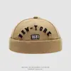Gorros geniales para niños y niñas, estilo primavera y otoño, gorro infantil versátil con letra NEW YORK