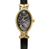 Reloj de pulsera de nicho de moda, simple y lujoso, reloj británico incrustado de diamantes, elegante reloj ovalado de moda para mujer de comercio exterior al por mayor