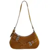 Bolso Retro Simple Tipo Baguette para Mujer 2025 Otoño Nuevo de Moda Versátil Moderno Elegante Bolso de Hombro Cruzado
