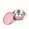 Conjunto de alimentação para bebês e crianças pequenas de silicone de grau alimentício, incluindo um prato à prova de derramamento e talheres para bebês
