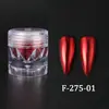 Brillo Nuevo para Uñas Transfronterizo Flor de Loto Botella a Prueba de Fugas Espejo Rojo Polvo de Espejo Mágico Brillo para Uñas de Navidad y Año Nuevo