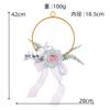 Guirnalda de Rosa de Hierro Escandinava Estilo Europeo Dama de Honor Flor Artificial Flor de Mano Accesorios para Fotografía Hogar Pared Guirnalda Artificial