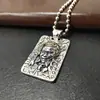 Prata esterlina atacado Prata esterlina S925 Pingente vintage desgastado de palhaço joia pingente personalizado especial nicho pingente de colar