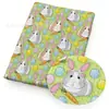 Serie de huevos de Pascua impresión digital poliéster algodón fino DIY falda camisa pijama para mascotas 1Yc44945