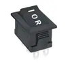 Interruptor tipo barco Kcd1 Interruptor cuadrado Interruptor basculante negro de seis pines y tres velocidades Interruptor de dispensador de agua