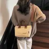 Bolso Minimalista Vintage para Mujer 2026 Nuevo de Moda Versátil Bolso para el Almuerzo Bolso Cesta de Nicho para Viajes Diarios