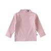 Camiseta Segunda Pele Infantil, Classe A, Blusa de Gola Alta Curta para Meninos, Novo Estilo Outono e Inverno 2026, Conjunto de Duas Peças de Roupa Íntima Unissex para Bebê