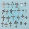 Itens Populares Transfronteiriços: Vários Pingentes de Cruz, Colares de Roupas Estilo Europeu e Americano para DIY, Brincos, Chaveiros, Atacado em Estoque