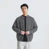 Também Pare 2026 Feriado de Outono Conjunto de Duas Peças Suéter Cardigan Masculino Preguiçoso Malha Pesada Roupa Exterior Suéter Jaqueta com Toque de Luxo