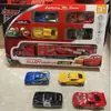 Caixa Transfronteiriça Exquisita Liga de Metal Thomas e Seus Amigos Mini Carro de Liga de Metal com Puxar para Trás Deslizante Inércia Conjunto