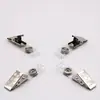 Insignia Clip para Identificación de Trabajo Clip de Marca de Fábrica Clip para Documentos Hebilla Clip de Plástico para Insignia de Estudiante Hebilla de Hierro Metálico Clip Engrosado