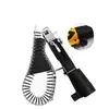 Cadena con cabezal de atornillador de impacto clavadora automática destornillador eléctrico decoración carpintería placa de yeso cabeza de lote autorroscante