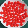 Accesorios de Resina Adornados Rojo y Verde Navideño Pegamento de Crema Casero Material para Pasador de Pelo Agujero Zapatos Imán de Refrigerador
