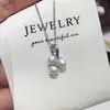 Colgante de Perla de Agua Dulce Natural Zhuji para Mujer Exquisito Multi-Perla Racimo Pequeño Cadena de Clavícula de Perla de Lujo Ligero Venta al por Mayor