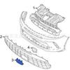 Grelha Inferior com Furo 23 Modelos para Dodge Ram 7RD85U00AA 156170456