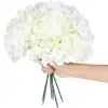 Flor de Hortensia de Seda Simulada Ramo Grande Adorno de Decoración para el Hogar Ramo de Novia Flores de Boda Flor de Hortensia Simulada