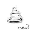 17X15Mm 2g Plata Antigua Comercio Exterior Aliexpress Más Vendido Colgante de Hierro