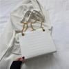 Bolsa de corrente estilo ocidental retrô, bolsa feminina, nova moda popular, 2023, bolsa mensageiro simples, estilo coreano, bolsa de ombro pequena quadrada