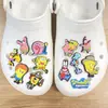 Zapatos de Cueva Flor de Zapato 32 Serie Bob Esponja Accesorios para Zapatos DIY Accesorios para Zapatos de Goma Suave Joyería de PVC Hebilla de Zapato