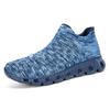 Zapatos Casuales de Hombre y Mujer de Talla Grande Tejidos a Mosca para las Cuatro Estaciones Jinjiang Transfronterizos, Ligeros, de Suela Blanda, para Pareja, Tipo Calcetín Deportivo de Malla