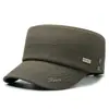 Sombrero Deportivo de Moda Versátil para Hombre de Primavera y Otoño con Logo de Hierro, de Copa Plana, para Exteriores, Casual Deportivo, con Visera Bordada, Sombrero para el Sol