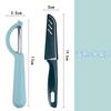 [Una gran cantidad de puntos] Agitar el sonido de cuchillo pelador cuchillo de afeitar cuchillo pelador de cocina cuchillo de fruta multifuncional pelador de patatas regalo