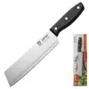 Faca de Corte para Carne e Vegetais Doméstica de Aço Inoxidável Conjunto de Três Peças para Cozinha Leve Afiada Faca de Chef em Estoque Asakh-No.263
