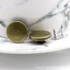Fabricante 17MM aleación cabeza oscilante correa de botón de mezclilla hebilla de pantalón de mezclilla hebilla redonda hebilla metálica en forma de I