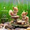 Nova série transfronteiriça de animais fofos de coelho e esquilo, decoração de chão para jardim externo, pátio, gramado, acrílico 2D