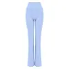 Pantalones de yoga acampanados de cintura alta para mujer, levanta glúteos, adecuados para usar al aire libre, Pilates, fitness, sin líneas incómodas, pantalones acampanados deportivos