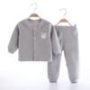 Traje Universal de Invierno Casual para Bebés y Niños Pequeños, Traje de Pantalón de Manga Larga de Algodón con Dibujos Animados, Ropa para Niños