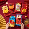 Pelúcia Ano do Cavalo Envelopes Vermelhos 3D Modelo Novo 2026 Envelopes Vermelhos de Ano Novo para Crianças, Envelopes de Dinheiro para o Festival da Primavera para Crianças