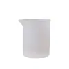 Taza medidora de silicona de grado alimenticio con escala, resistente al calor y a altas temperaturas, 100 ml 250 ml Taza medidora de líquidos, Venta caliente transfronteriza