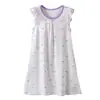 Bata de Noche para Bebé Niña Verano Nueva Dulce Bata de Noche Una Pieza Estilo Padre-Hijo Dibujos Animados Verano Delgada Pijama de Una Pieza para el Hogar
