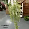 Plantas Verdes Penduradas na Parede Planta-Aranha Flores Artificiais Plantas Verdes Pendentes Samambaias Tubos de Parede Decoração de Teto Folhas de Samambaia Cipós