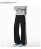 Pantalones de chándal con patrón de escamas de dragón sin sombras en la pared de tres rayas para hombre, pantalones deportivos de pierna ancha de moda para primavera y otoño, nuevo estilo casual de pierna recta