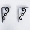 Soporte Triangular de Hierro Forjado Soporte de Hardware Estante de Almacenamiento Soporte de Estante Divisor Estantería para Colgar en la Pared del Hogar Tamaño