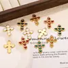 Estilo Lujo Ligero Colgante de Acero Inoxidable en Forma de Corazón y Cruz con Diseño Único y Esmalte, Collar y Pendientes DIY Versátiles y Elegantes