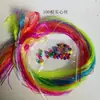 Nuevo Cuerda Trenzada de Plástico Hecha a Mano de Fibra de Vidrio Hueca Sólida Color Cristal Hilo para Abalorios Transparente Suave Lei De Zhu