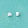 Mini Colgante de la Suerte Plateado S925 Plata de Ley Simple Plata Artesanía Fina Colgante Pequeño Accesorios para Pulsera Collar DIY