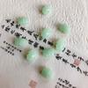 [Lianyou Ping An] Jade Imitación Loto Loto Loto Vidrio hecho a mano DIY Pasador Tocado Colgante Accesorios