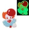 Parche Luminoso de PVC con Calavera de Halloween para Carcasa de Teléfono, Decoración Luminosa para Zapatos que Absorbe el Calor, Accesorios DIY para Halloween